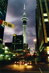 Auckland - Sky City bei Nacht