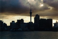 Auckland - Abendstimmung im Hafen
